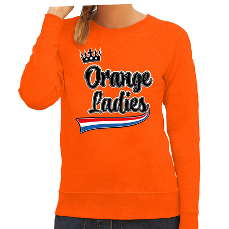 Oranje Koningsdag sweater - Orange Ladies - dames