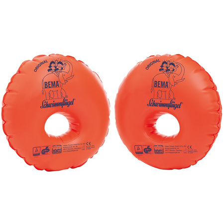 Oranje zwembandjes/zwemvleugels duo protect 3-6 jaar