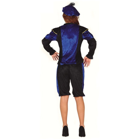 Petes black/blue costume for women