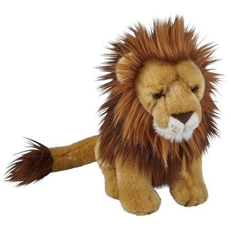 Pluche bruine leeuw knuffel 28 cm speelgoed