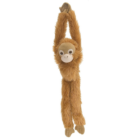 Pluche hangende bruine Orang Oetan aap/apen knuffel 51 cm
