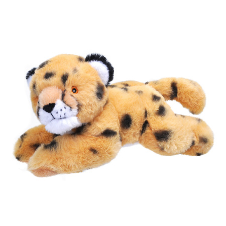 Pluche knuffel dieren Eco-kins jachtluipaard/cheetah van 23 cm