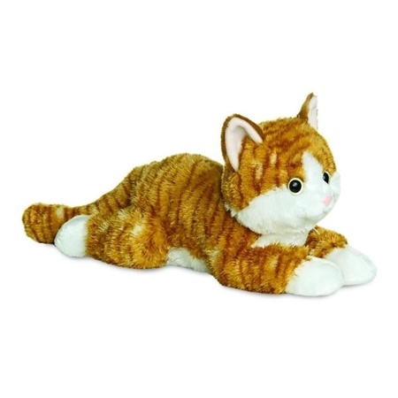 Pluche rode kat/kater/poes knuffel 30 cm speelgoed