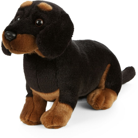 Pluche Teckel honden knuffel 20 cm speelgoed