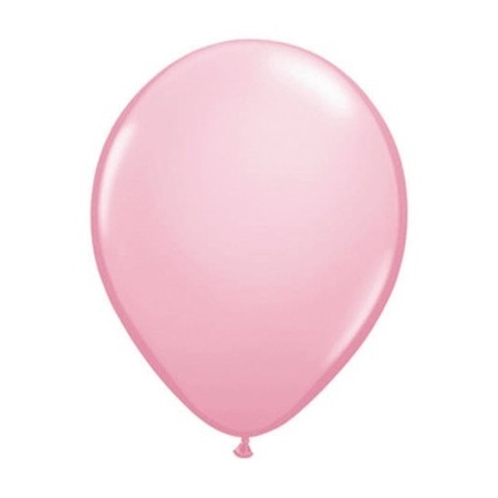 Qualatex ballonnen roze 25 stuks