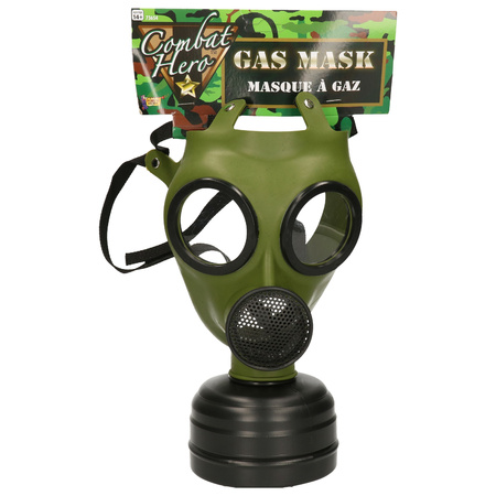 Realistisch verkleed gasmasker 