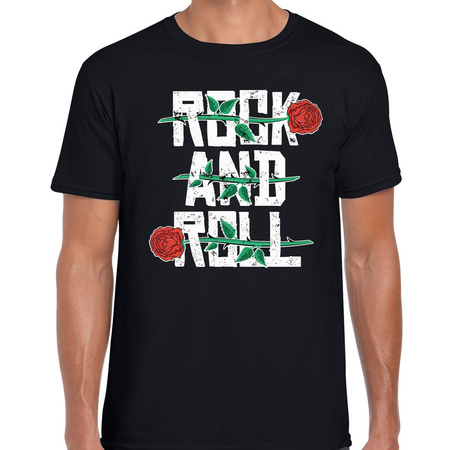 Rock and Roll t-shirt black for men