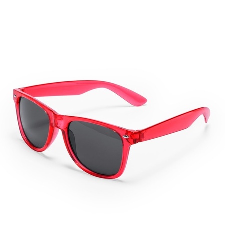 Red dress up sunglasses accessory for adults