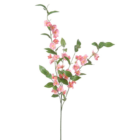 Set van 2x stuks bloesem kunstbloem/tak - appelbloesem roze - 85 cm