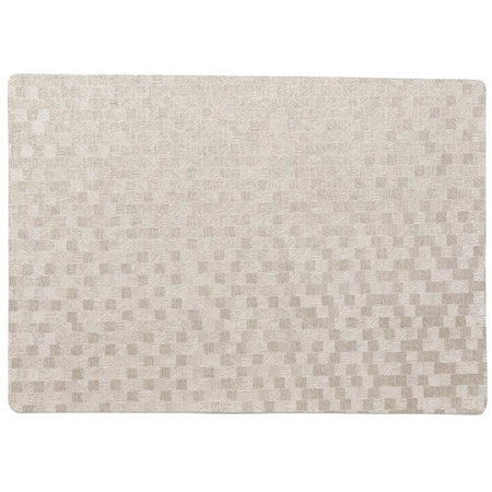 Stevige luxe Tafel placemats Stones taupe 30 x 43 cm