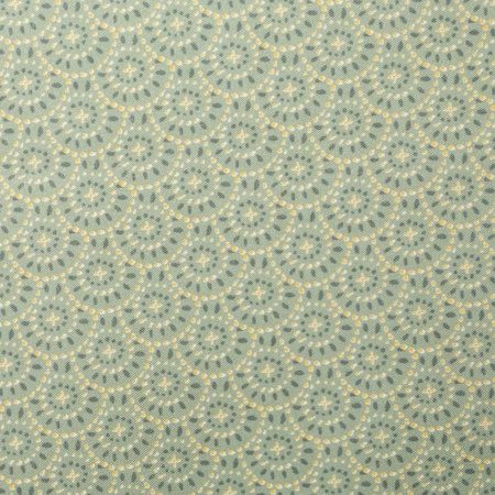 Tafelkleed rechthoekig 240 x 140 cm salie groen met print polyester