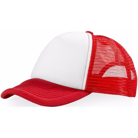 Truckers cap red/white for adults