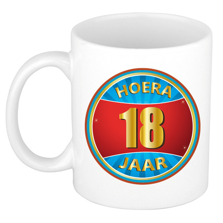 18 year birth day mug 300 ml