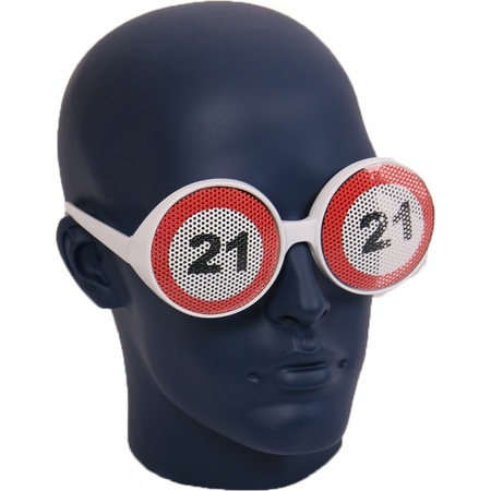 Verkeersborden bril 21 jaar