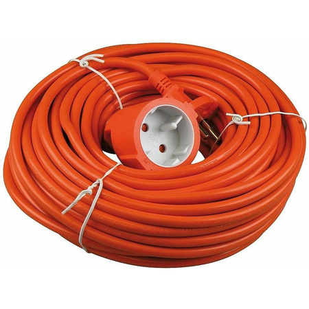 Verlengsnoer/kabel oranje 20 meter binnen/buiten
