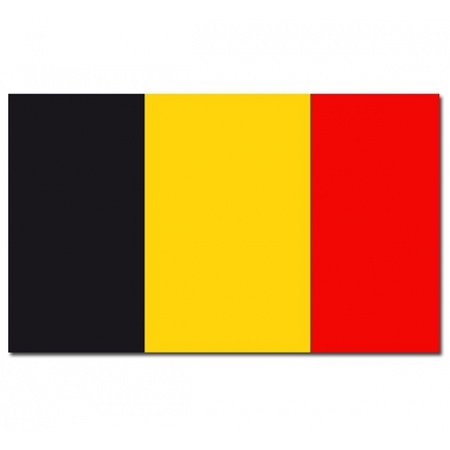 Vlag Belgie 90 x 150 cm feestartikelen