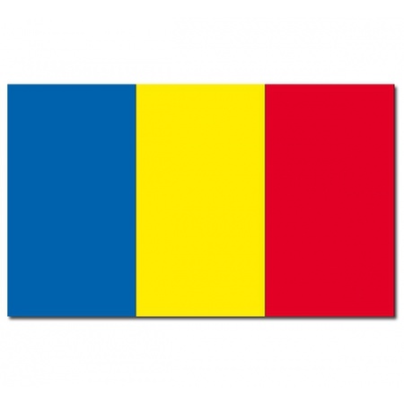 Vlag Roemenie 90 x 150 cm feestartikelen