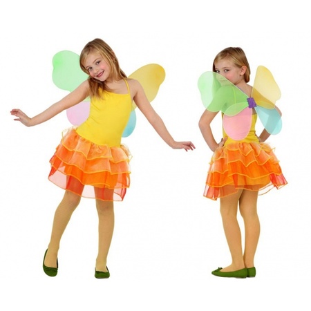 Butterfly costume yellow and orange
