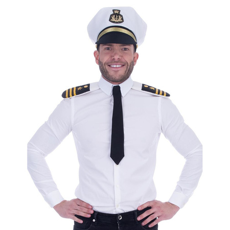 Volwassenen verkleed set voor kapitein 3-delig