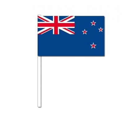 Zwaaivlaggetjes Nieuw Zeeland 12 x 24 cm