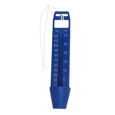 Swimming pool thermometer blue 16 cm